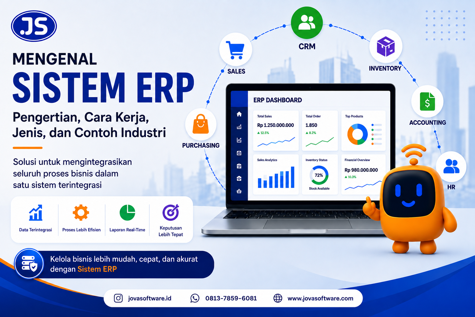 Mengenal Sistem ERP: Pengertian,Cara Kerja, Jenis, dan Contoh Industri