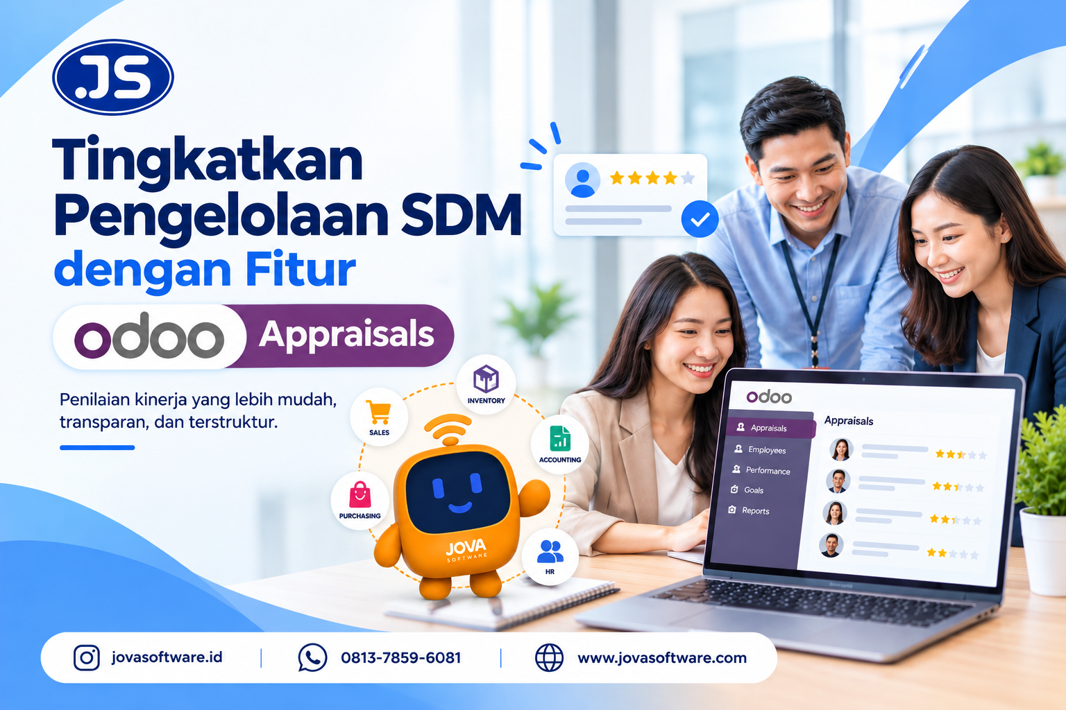 Tingkatkan Pengelolaan SDM dengan Fitur Odoo Appraisals